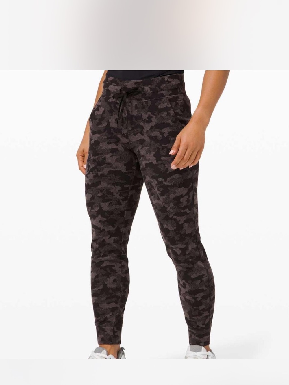 lululemon athletica Black & Dark Gray Camo Joggers